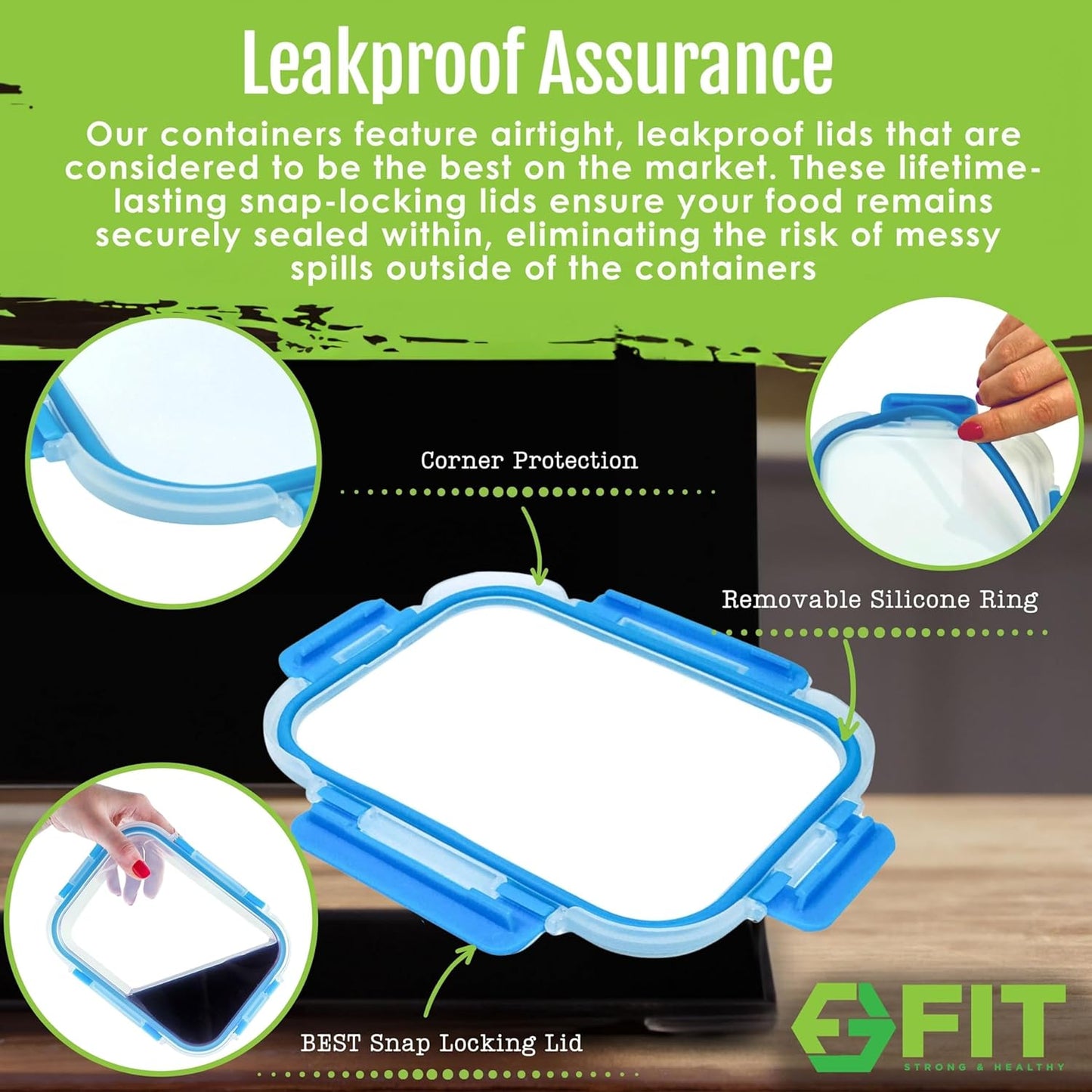 Trackwel 3x Portion Control Containers trackwel